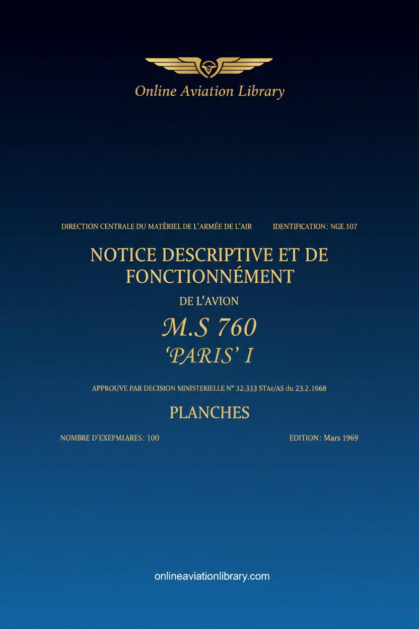 MS 760 Paris I Planches Standard Cover Page