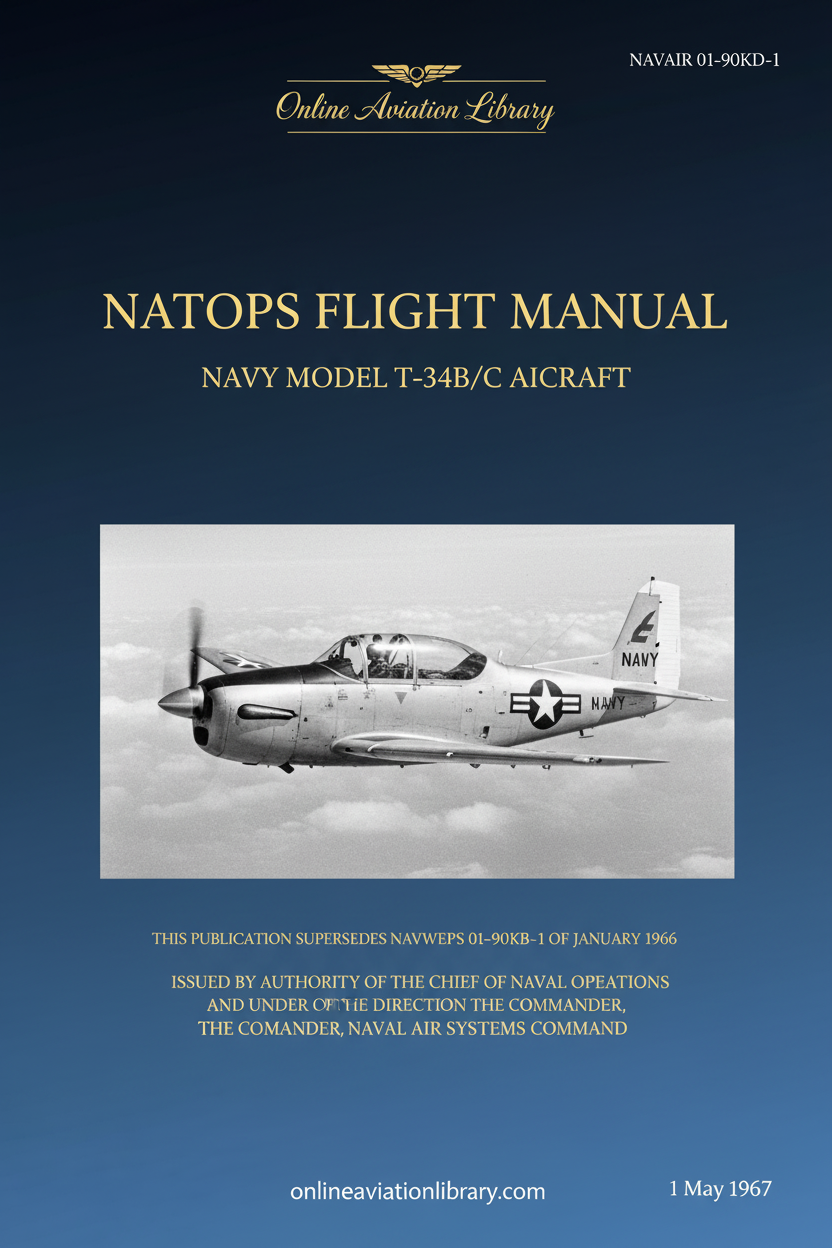 NATOPS Flight Manual Navy Model T-34B/C Cover