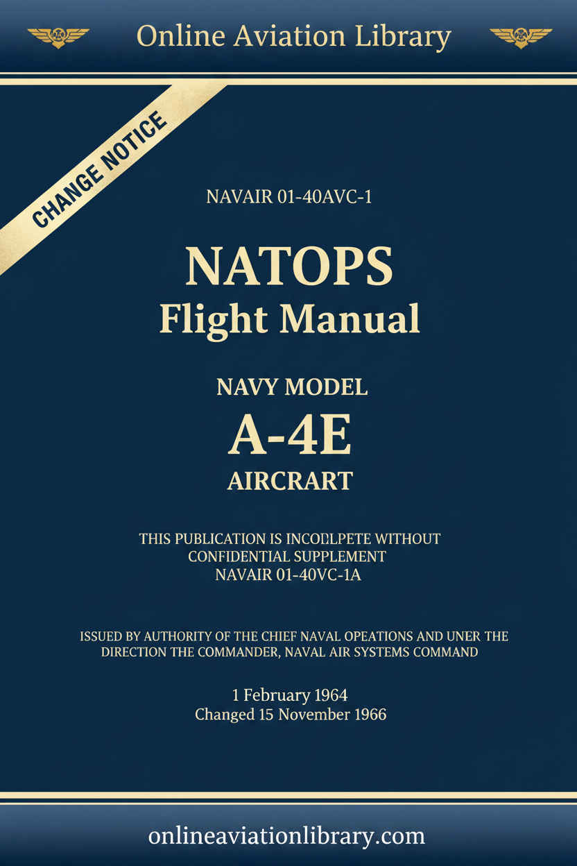 NAVAIR 01-40AVC-1 A-4E