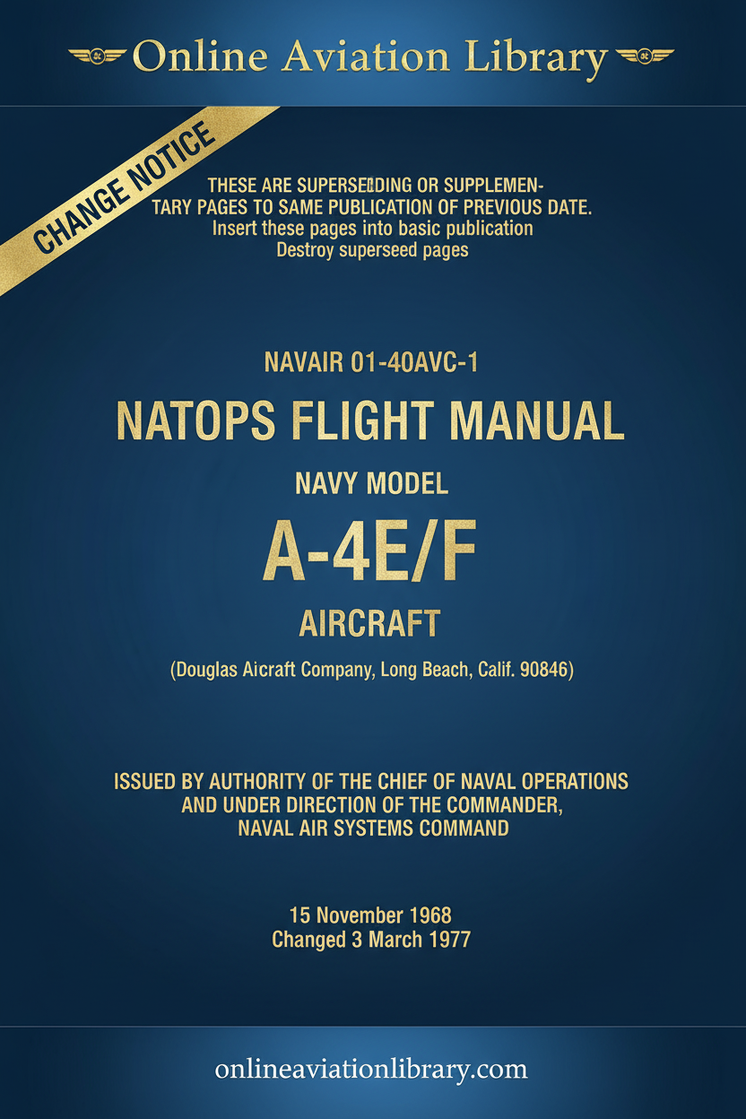 NAVAIR 01-40AVC-1 A-4EF