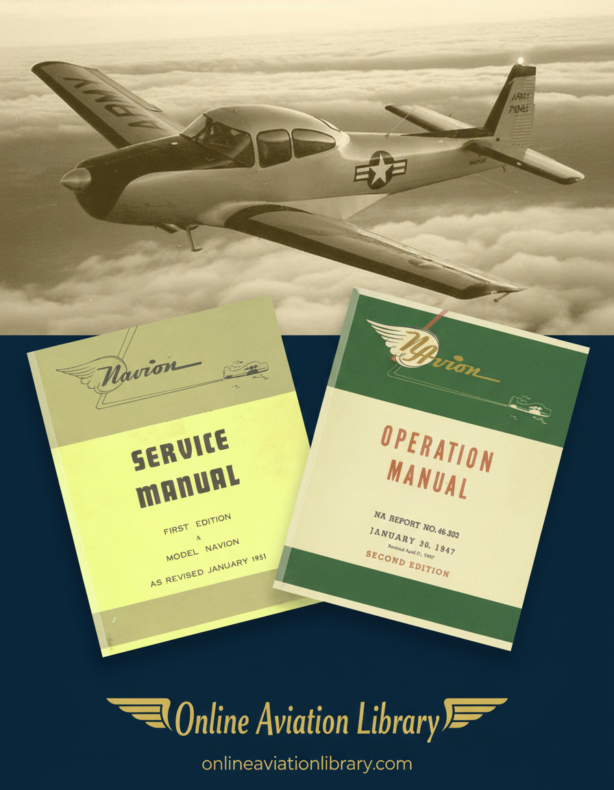 Navion Aircraft Manual Bundles Pinterest Pin