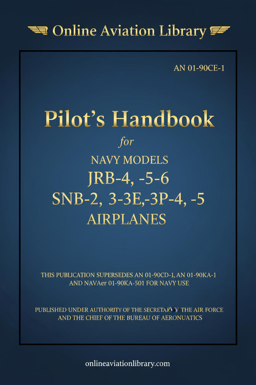 Navy Models JRB SNB Pilot's Handbook Cover