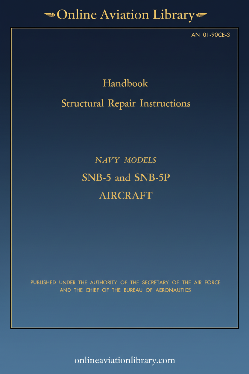 Navy Models SNB-5 SNB-5P Structural Repair Instructions Cover