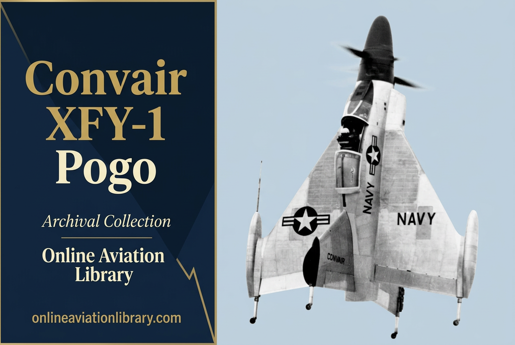 New high-impact Convair XFY-1 Pogo banner