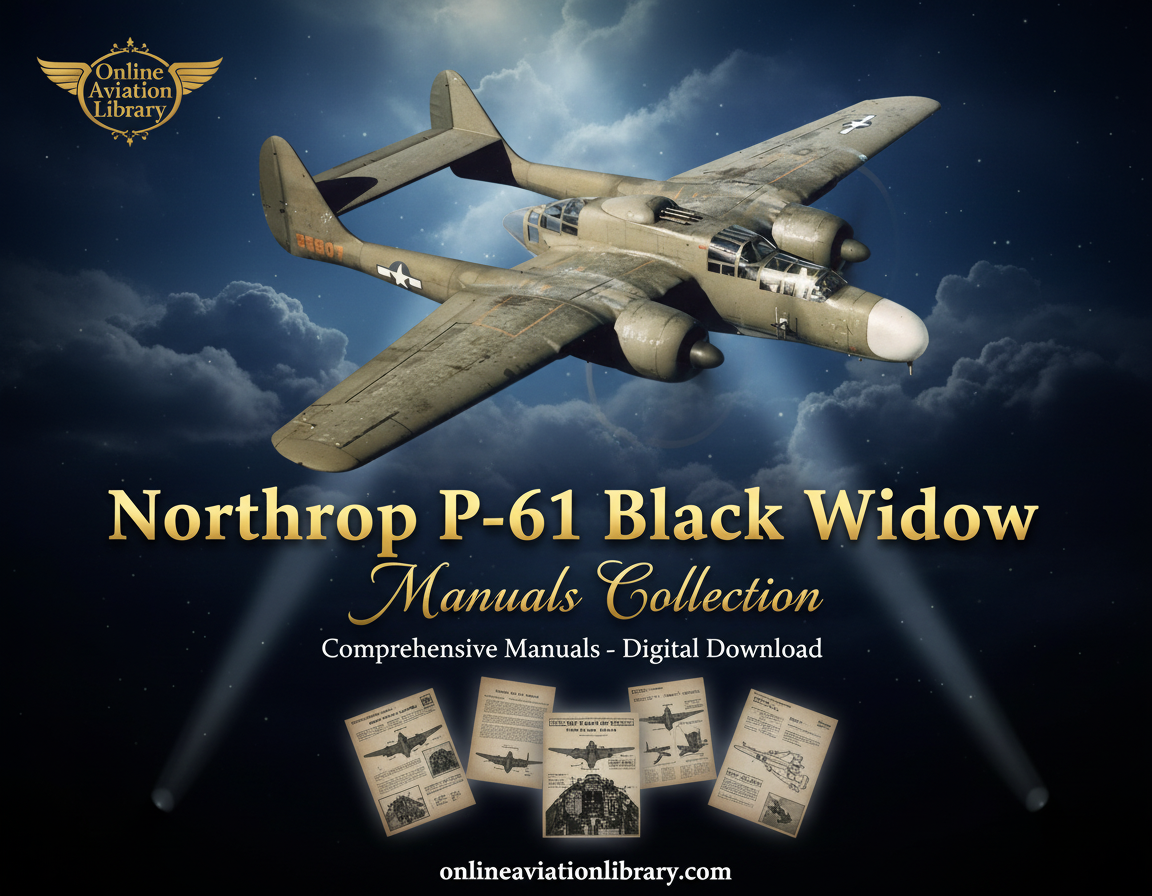 Northrop P-61 Black Widow Banner - Green Version