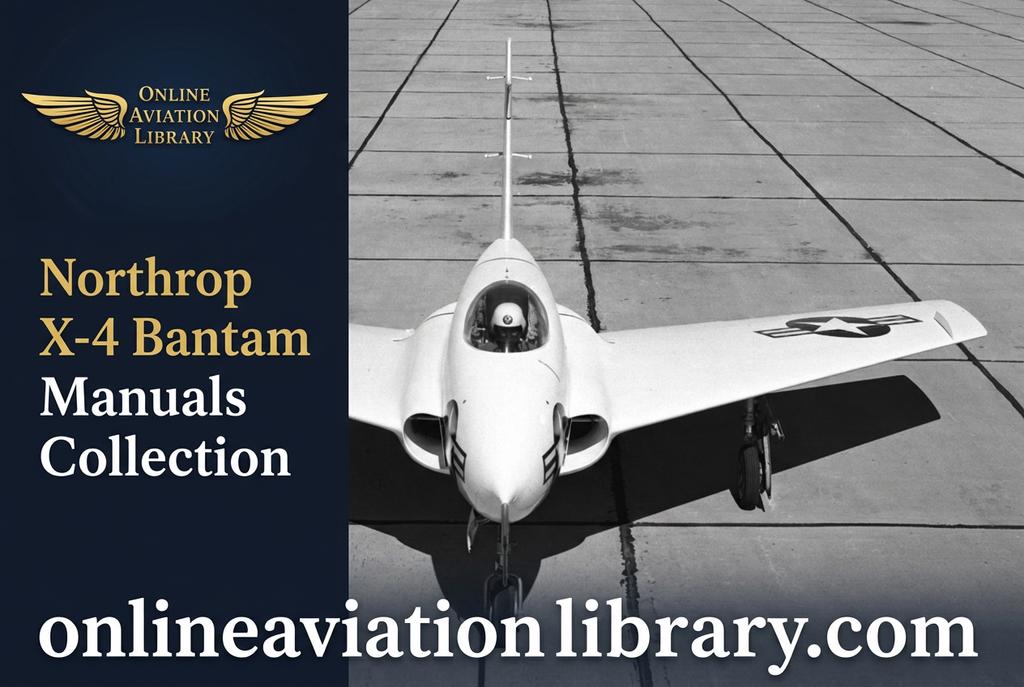 Northrop X-4 Bantam front-view banner