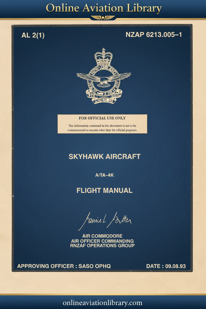 NZAP 6213.005-1 Flight Manual