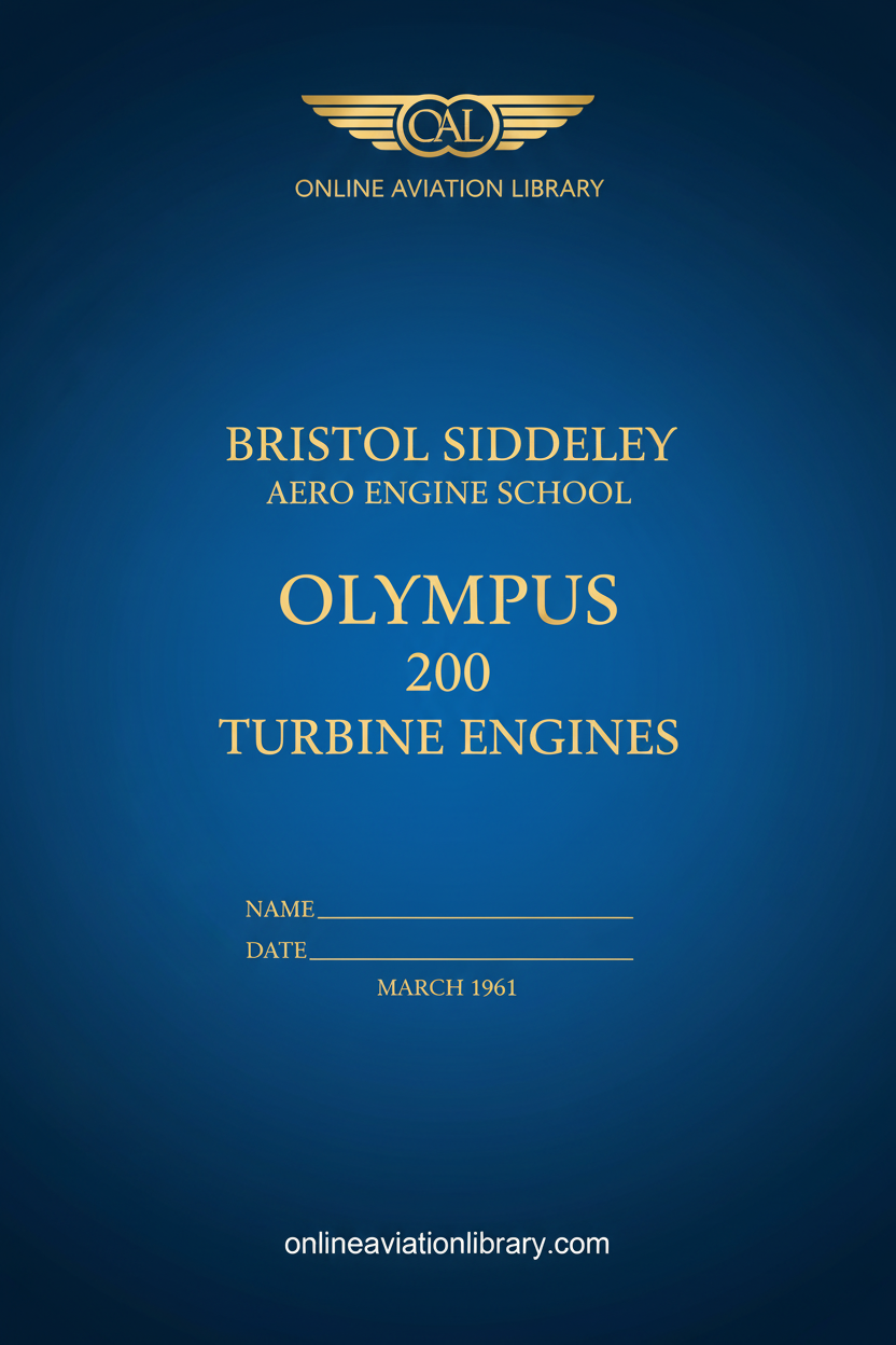 Olympus 200 Turbine Engines - Standard Cover Page