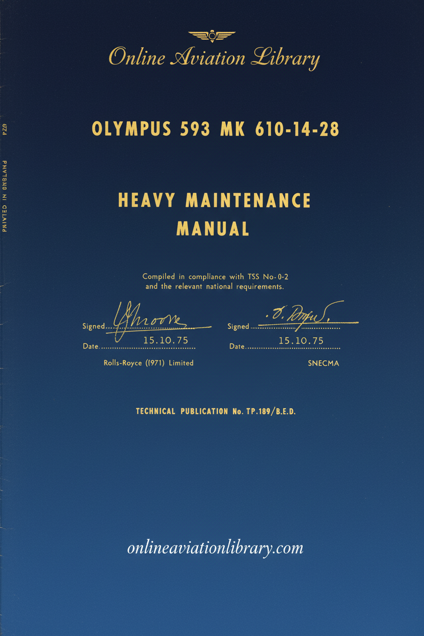 Olympus 593 Manual Cover Page