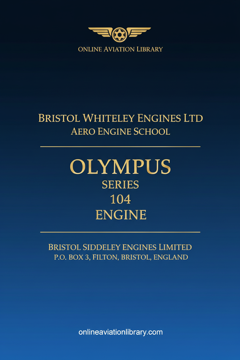 Olympus Series 104 Engine - Standard Cover Page