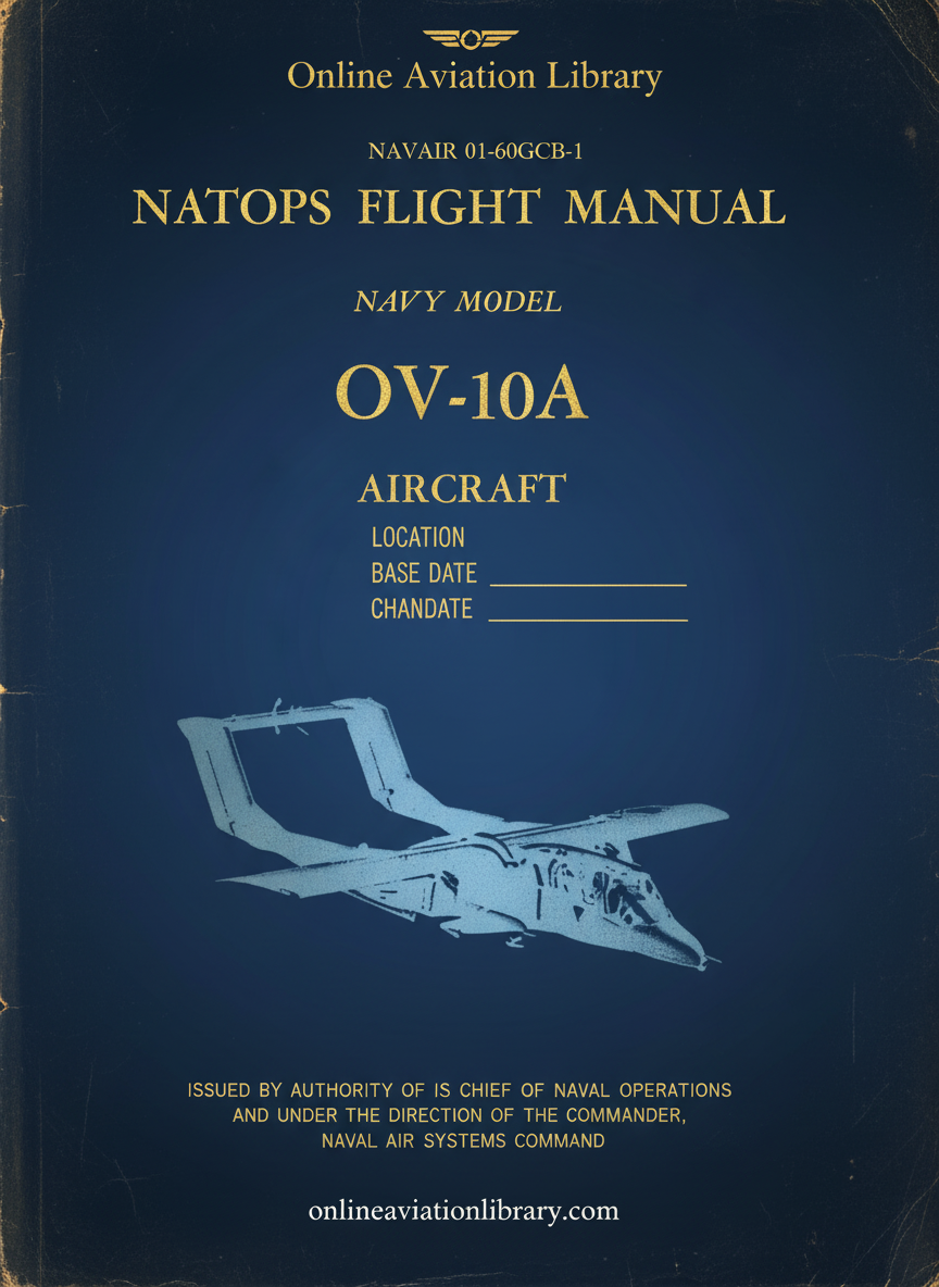 OV-10A NATOPS Flight Manual Cover Page