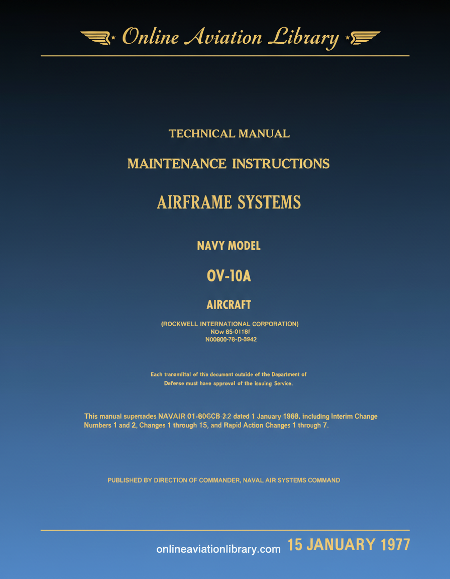 OV-10A Technical Manual Cover Page