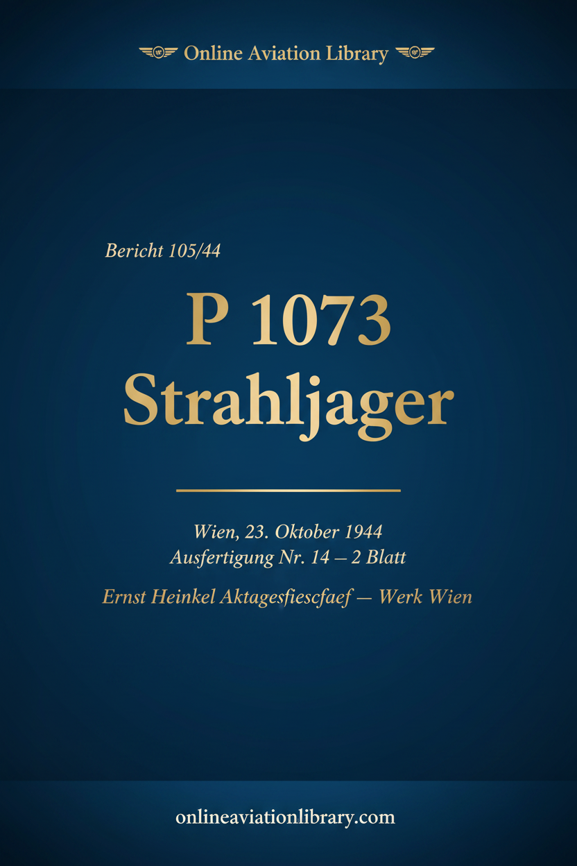 P 1073 Strahljager Cover