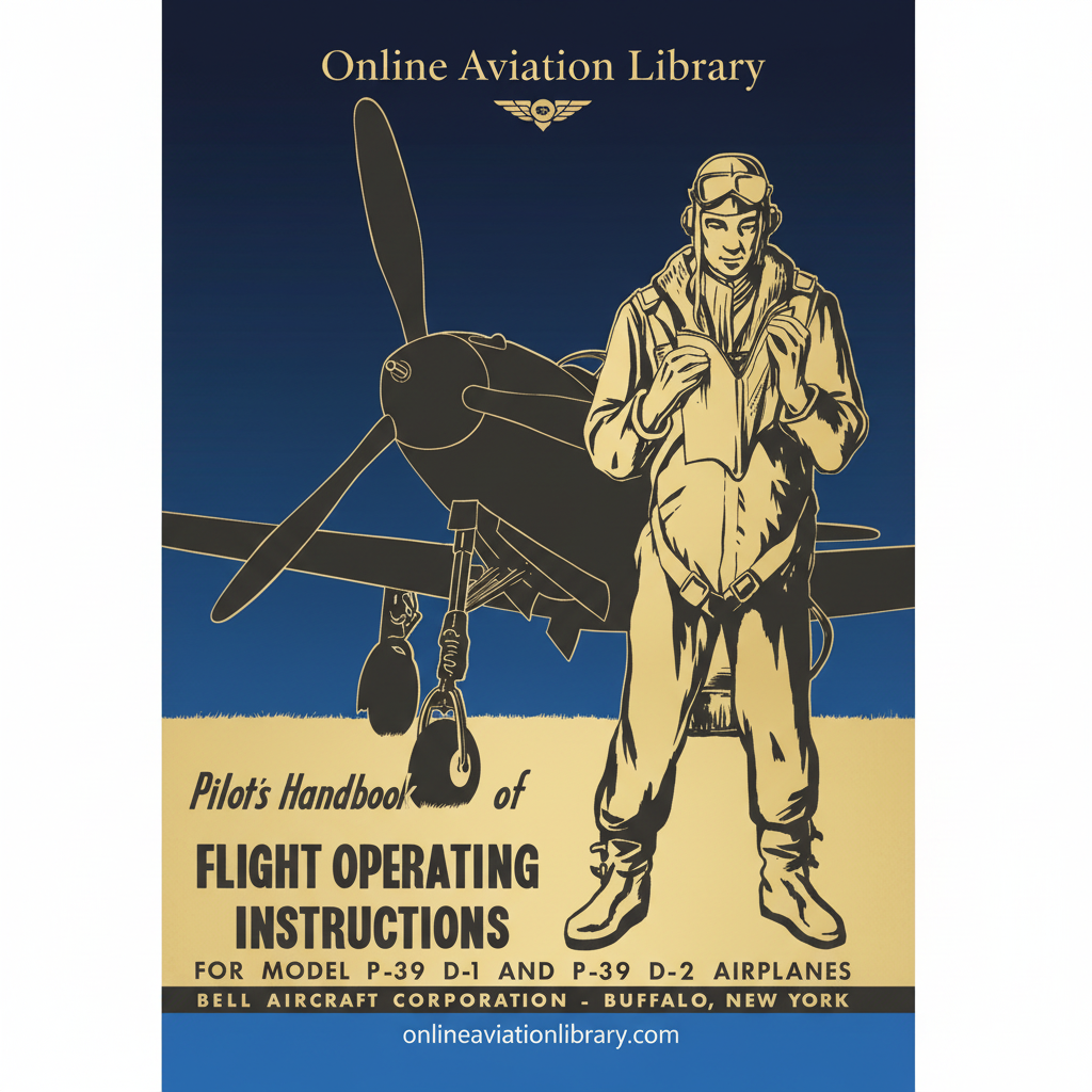 P-39 D-1 D-2 Pilot's Handbook Cover