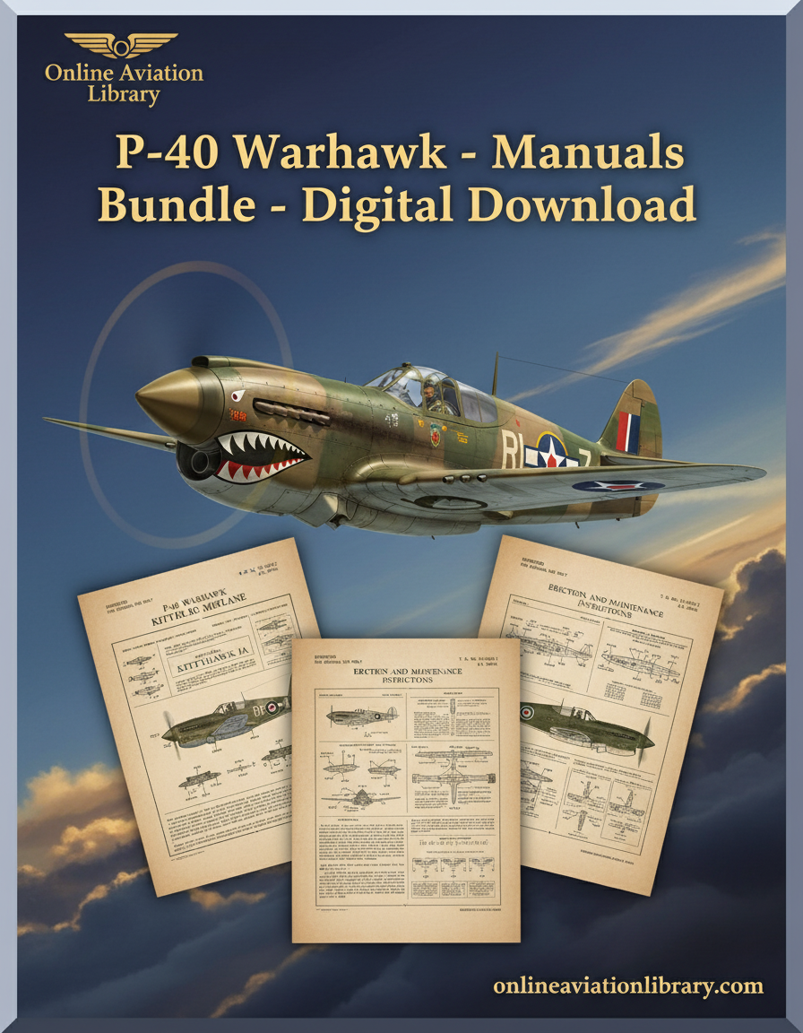 P-40 Warhawk Manuals Bundle Banner