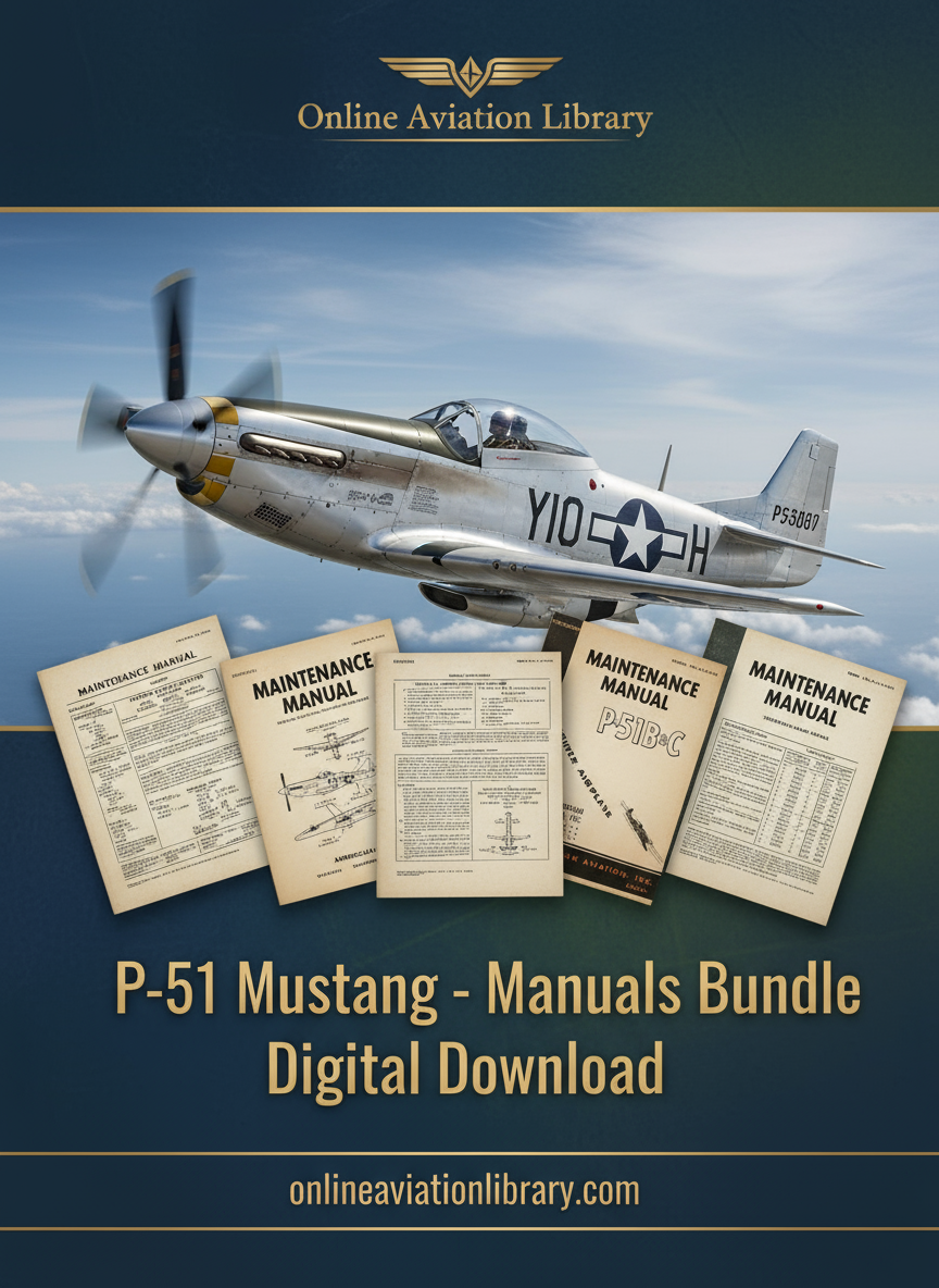 P-51 Mustang Manuals Bundle Banner