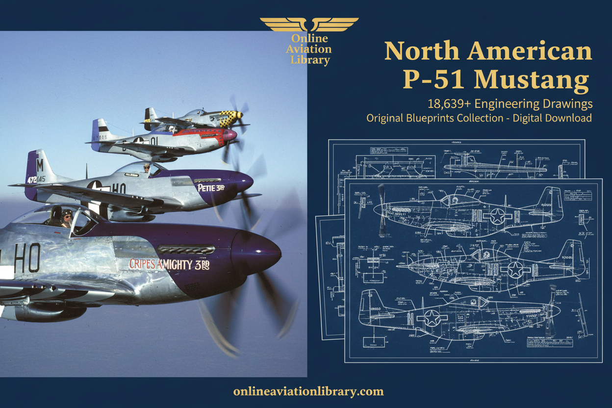 P-51 Mustang Promotional Banner - Corrected