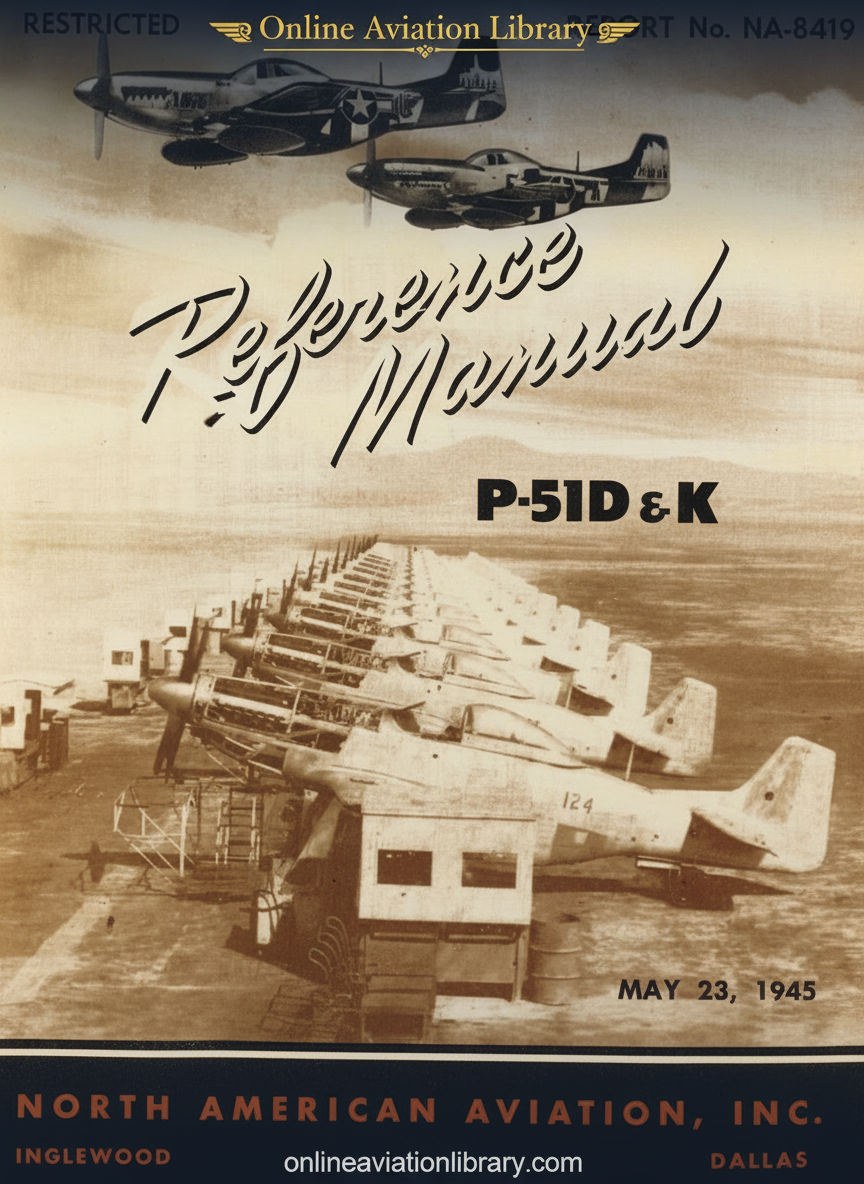 P-51D & K Reference Manual Cover Page
