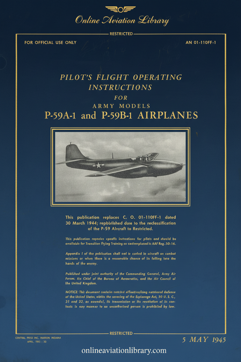 P-59 Manual Cover Page - Vertical Format