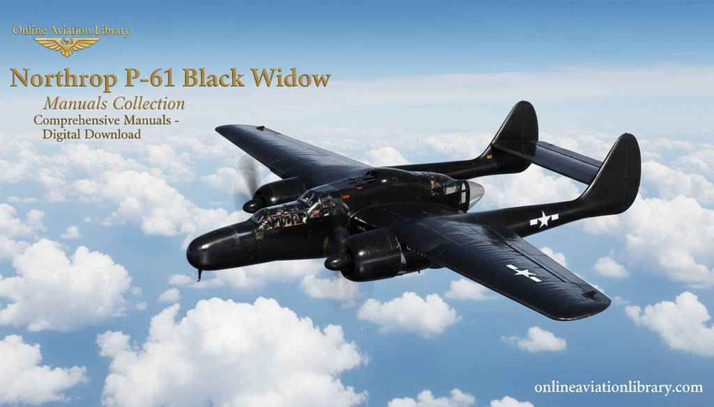 P-61 Black Widow Facebook Banner - Black Version