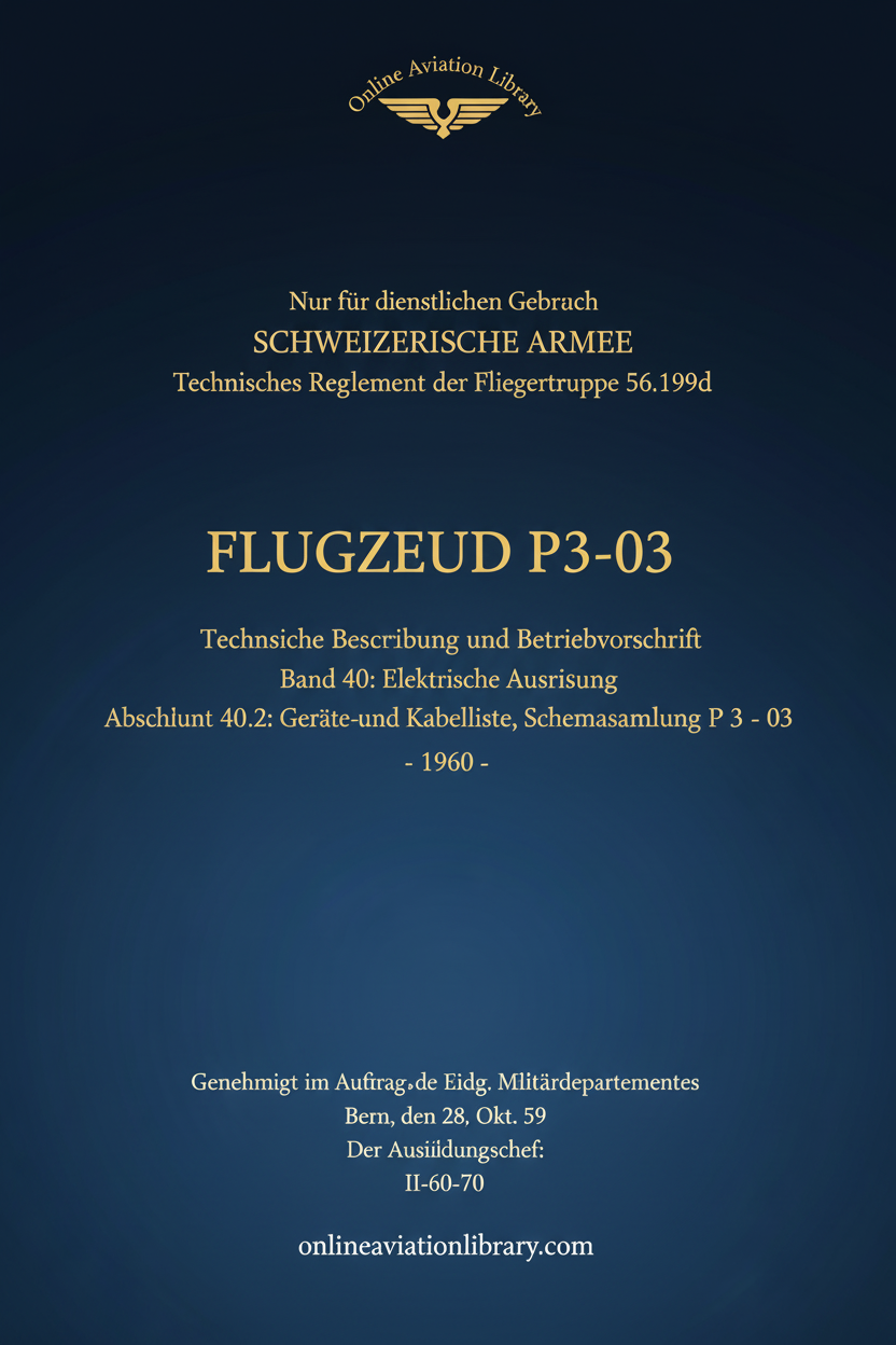 P3-03 Electrical Equipment Cover Page