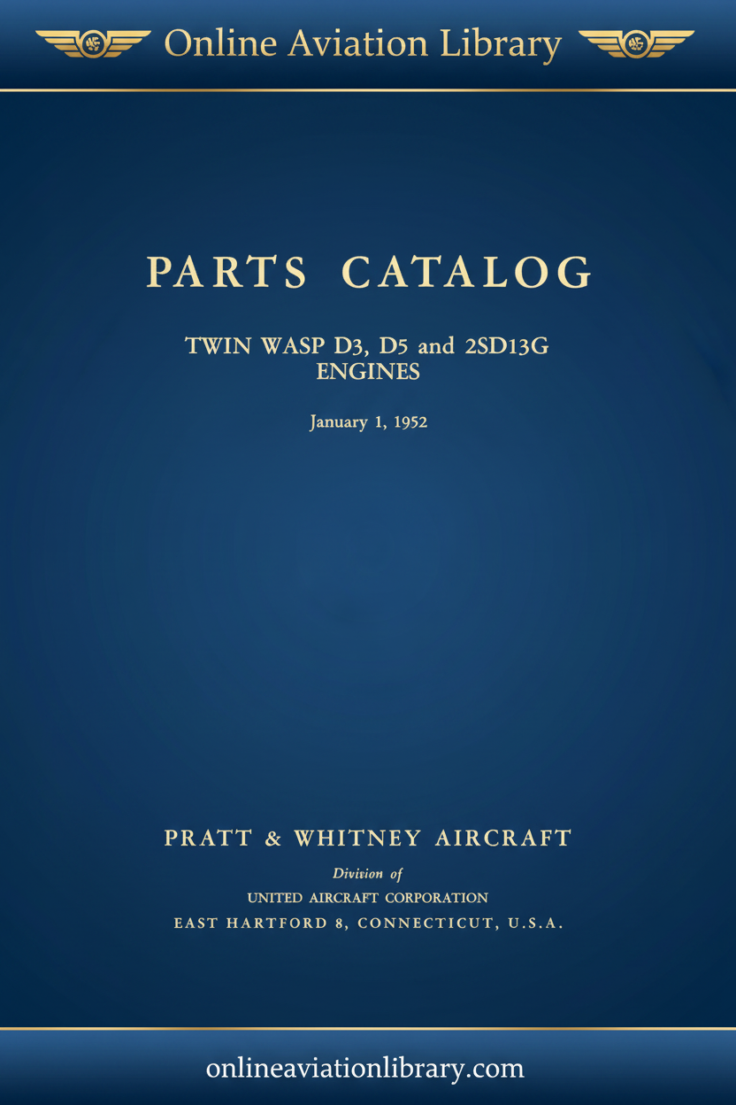Parts Catalog D3 D5 2SD13G Cover