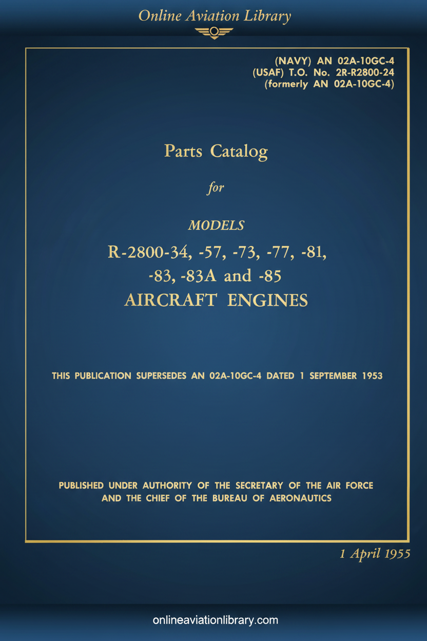 Parts Catalog R-2800-34 through -85