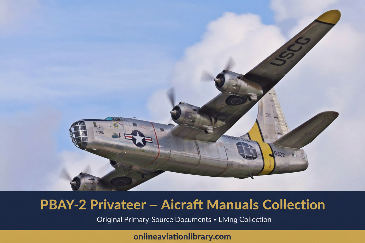 PB4Y-2 Privateer Banner 1 — USCG Blue Sky