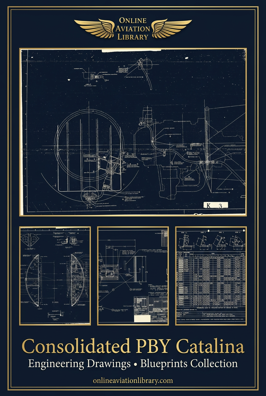 PBY Catalina Standard Blue blueprint design