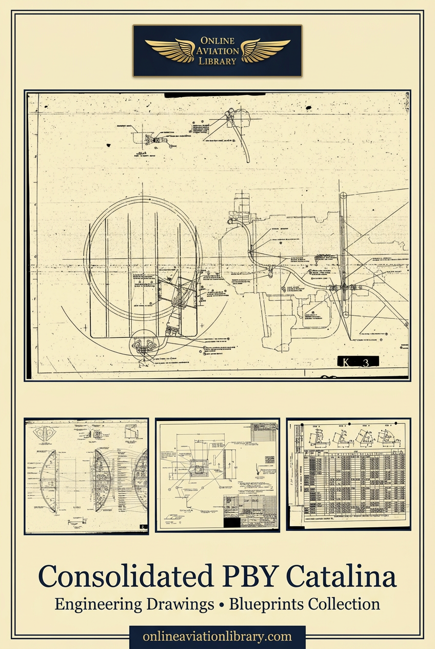 PBY Catalina Standard Yellow blueprint design