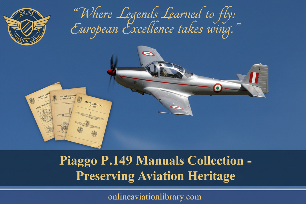 Piaggio P.149 Promotional Banner