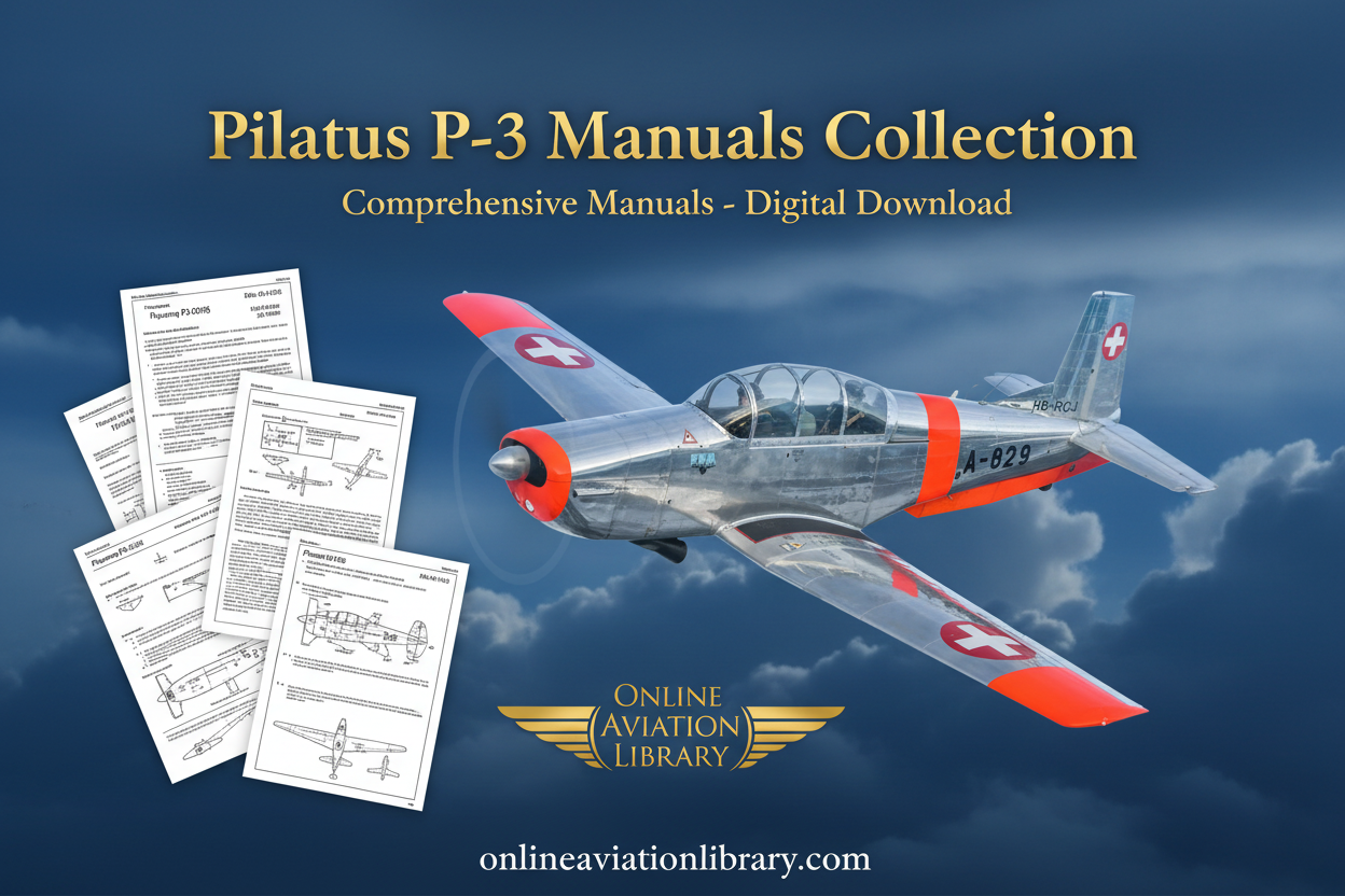 Pilatus P-3 Manuals Collection LB4 Banner