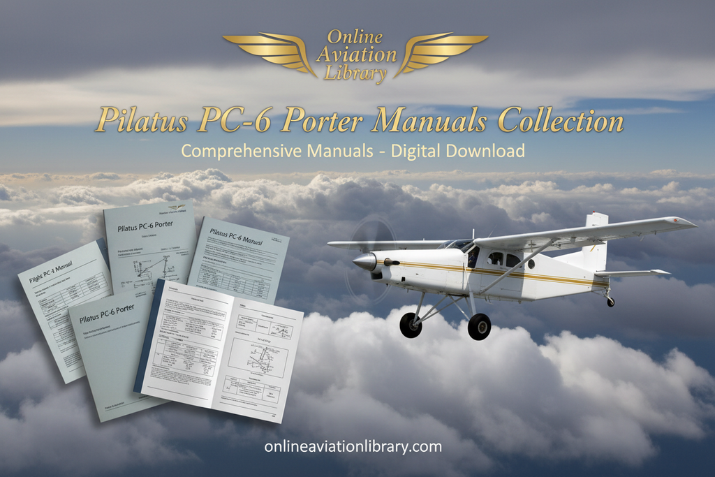 Pilatus PC-6 Porter Manuals Collection LB4 Banner