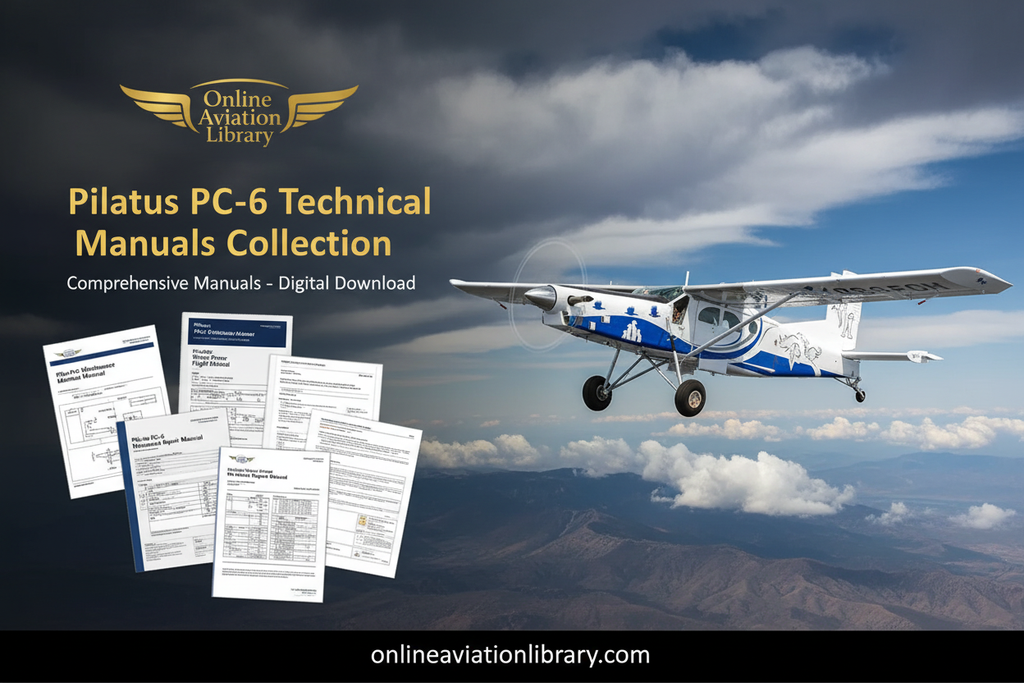 Pilatus PC-6 Technical Manuals Collection LB4 Banner