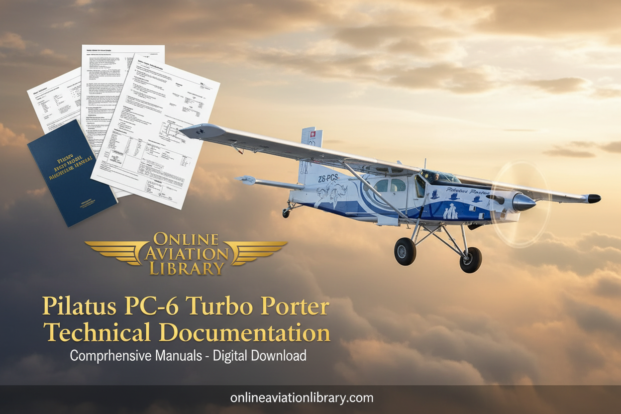 Pilatus PC-6 Turbo Porter Technical Documentation LB4 Banner