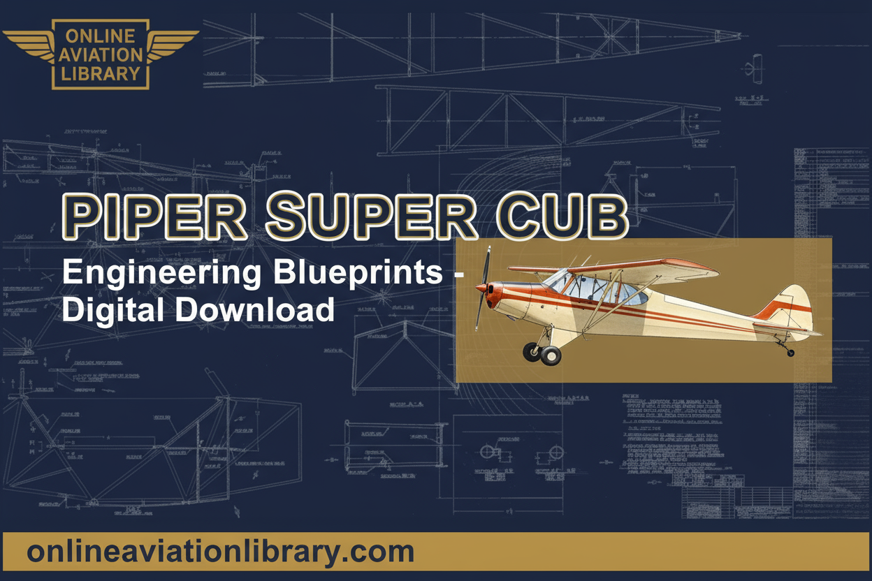 Piper Super Cub Blueprints Promotional Banner