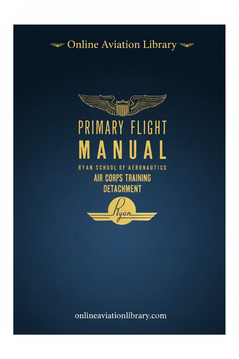 Primary Flight Manual Cover Page