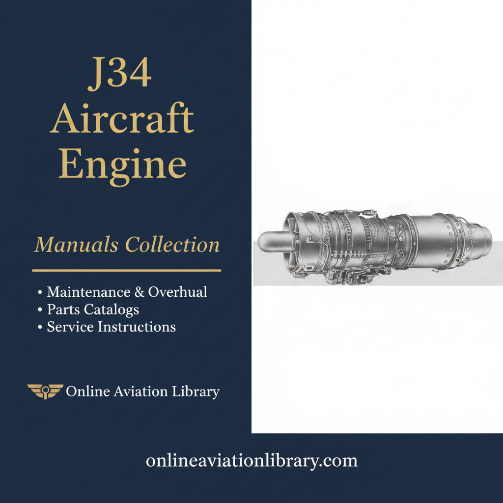 Promotional Banner — J34 Aircraft Engine Manuals Collection