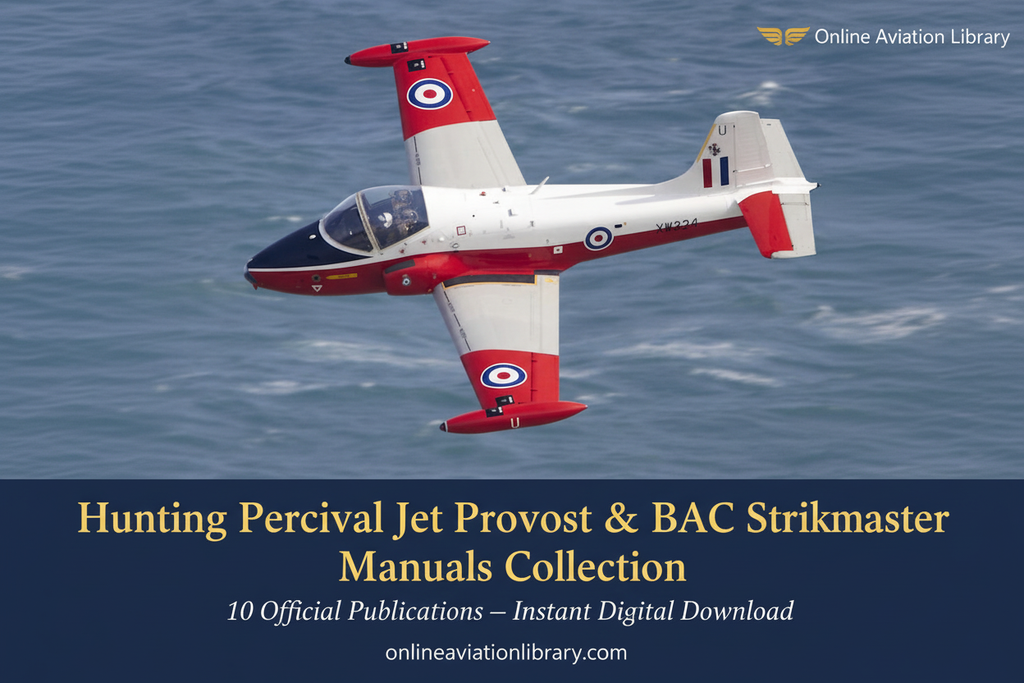 Promotional Banner - Jet Provost over sea