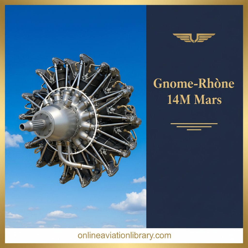 Promotional — Gnome-Rhône 14M with title