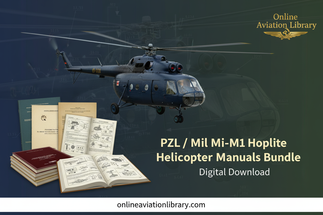 PZL / Mil Mi-2 Hoplite Helicopter Manuals Bundle Banner