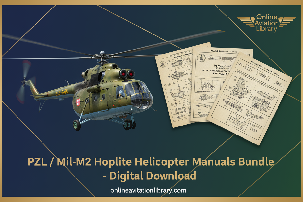 PZL / Mil Mi-2 Hoplite Helicopter Manuals Bundle Banner