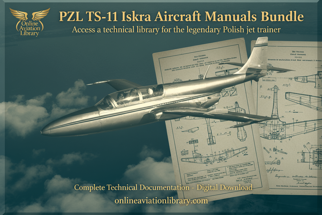 PZL TS-11 Iskra Aircraft Manuals Bundle Banner