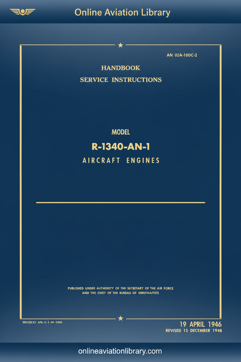 R-1340 AN-1 Service Instructions Cover