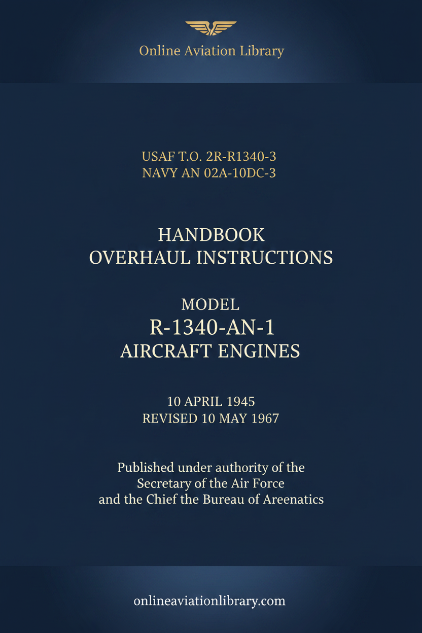 R-1340 Overhaul Instructions Cover