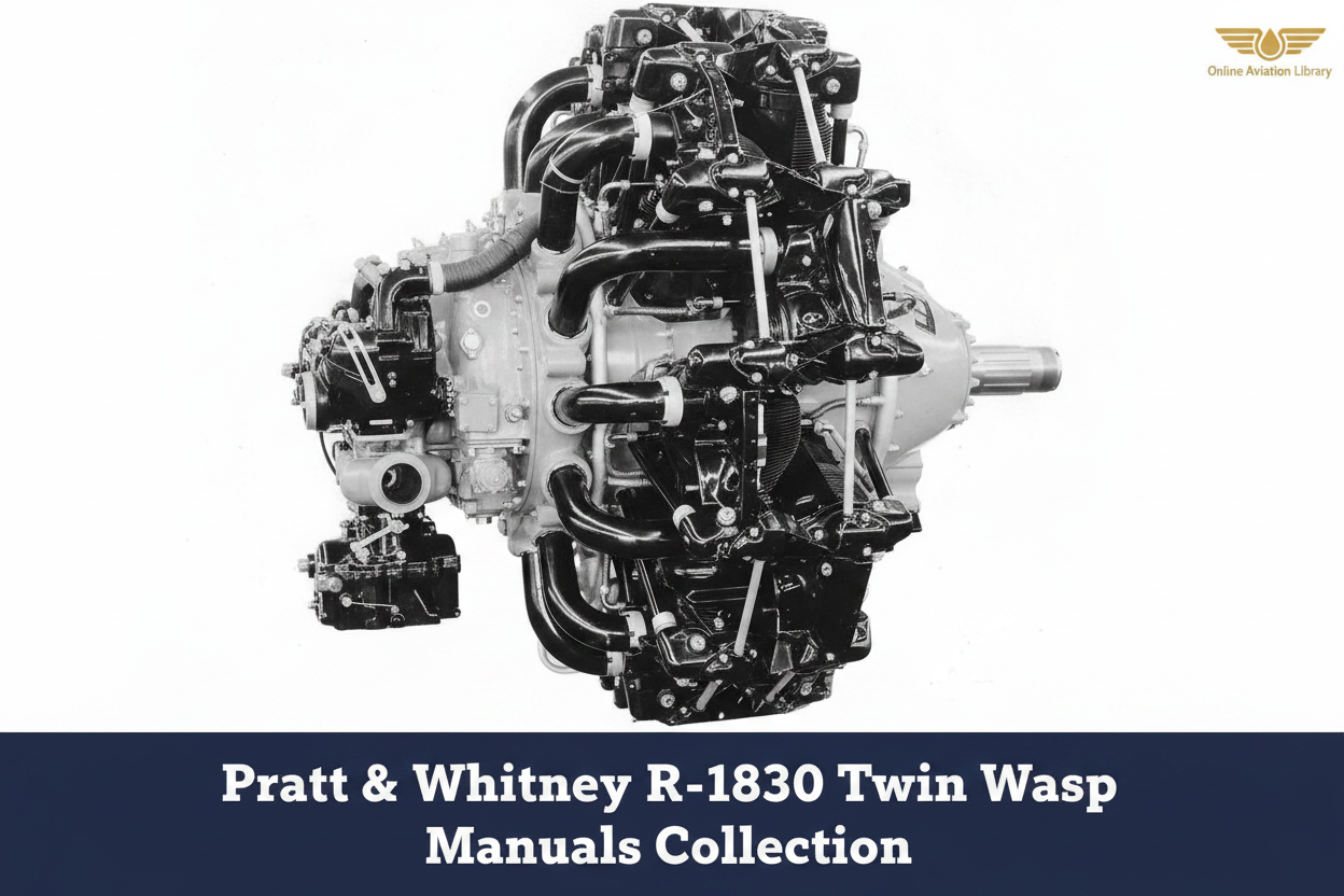 R-1830 Twin Wasp LB4 Banner 2 - Side Profile