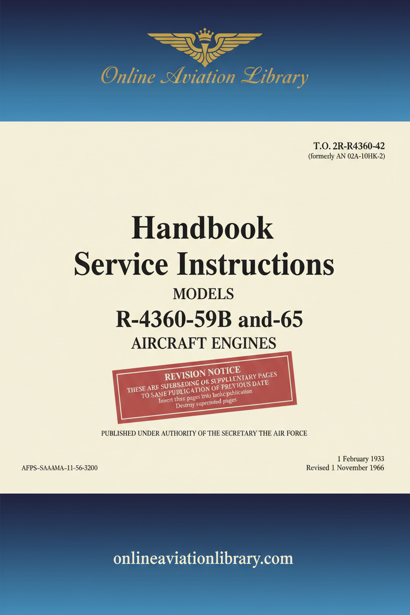 R-4360 Service Instructions Text-Only Cover Page