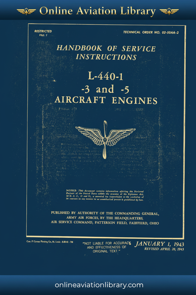 Ranger L-440 Standard Cover Page Blue