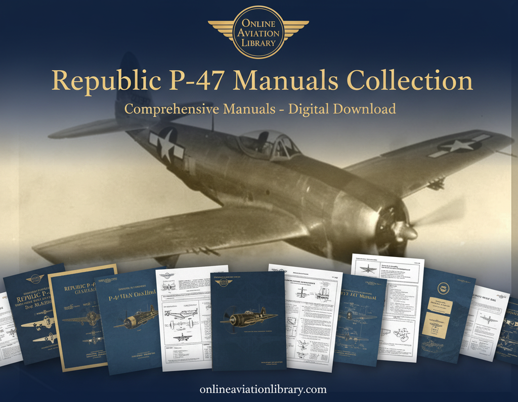 Republic P-47 Manuals Collection Banner - Lightened