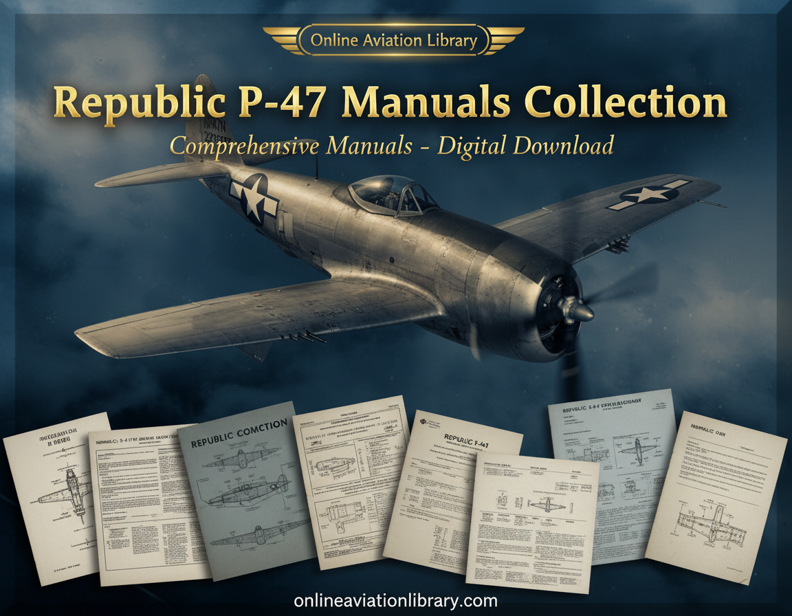 Republic P-47 Manuals Collection - Cinematic Banner